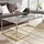 Wohnling Couchtisch rechteckig MDF-Platte weiß, marmor 100,0 x 60,0 x 40,0 cm, 1 St.
