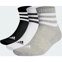 Adidas Unisex Kinder Socken 3S C Spw Mid 3P, Medium Grey Heather/White/Black, IC1318, KXL