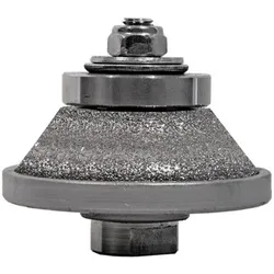 Diamant-Profilfräser Profiler PXE h=15, M14 - vacuum-brazed, Fase 45° (grit2)
