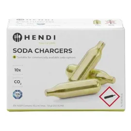 HENDI Soda Kapseln 10 Stück Aluminium 7,8 g CO2