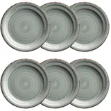 Mäser Dessertteller-Set, Steingut LUMACA