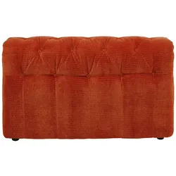 KAWOLA Sofa Seitenelement SEPHI groß Cord Vintage rot
