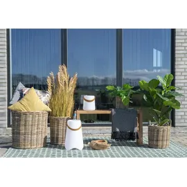 House Nordic Caor Aufbewahrungskorb 50 x 50 x 50 cm Braun