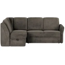 Polstermöbel Oelsa Ecksofa  Luna ¦ schwarz ¦ Maße (cm): B: 224 H: 91 T: 160.0