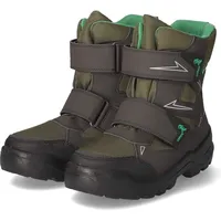 Lurchi Jungen Winterstiefel/ Stiefeletten KRISPIN Braun/Grün Synthetik-Textil-Mix Größe: 30