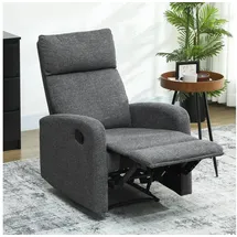 Homcom Relaxsessel Chenille 63 x 98 x 91 cm Grau
