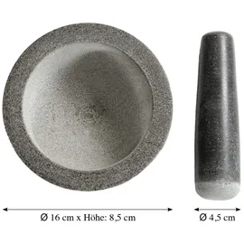 KESPER Mörser mit Schlegel Ø 16 cm grau