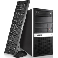 Exone Business S 1203 (141887) 500 GB - Desktop PC Schwarz, Silber