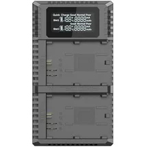 Nitecore UCN2 Pro Doppel Charger für Canon LP-E6