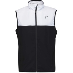 Head Tennisweste Club 22 Vest (kühlender Effekt, schnelltrocknend) schwarz Herren