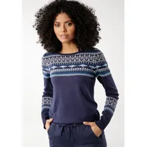 KangaROOS Norwegerpullover im winterlichen Design, Gr. 32/34, marine, , 37135119-32