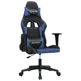 vidaXL Gaming-Stuhl Kunstleder Blau