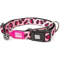 Max & Molly Smart ID Halsband Leopard Pink Größe M: 34-55cm Halsumfang, B20mm Hund