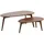 Wohnling WL6.724 Braun Sheesham 2-teilig oval