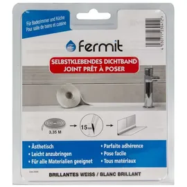 Fermit Abdichtband Wanne Dusche Spüle 15 mm x 3,35 m