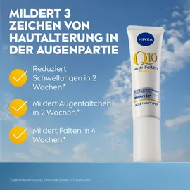 NIVEA Q10 Anti-Falten POWER Augencreme 15 ml