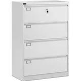 FROMM & STARCK Aktenschrank 90 x 45 x 132 cm Grau