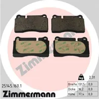 ZIMMERMANN Bremsbelagsatz, Scheibenbremse