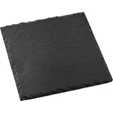 Siguro Slate Schieferplatte - 20 cm x 20 cm - schwarz