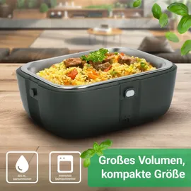 heatsbox Faitron HeatsBox Go, Elektrische Lunchbox, Akku, App, 100 W, 925 ml - Grau