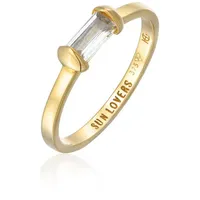 HAZE & GLORY Fingerring Verlobungsring - Elope 375 Gelbgold, Verlobungsring goldfarben 54