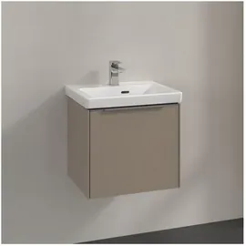 Villeroy & Boch V&B Waschtischunterschrank Subway 3.0 47,3x42,9x40,8cm, o. LED/Gr Alu gl, Tau