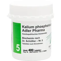Adler Pharma Biochemie Adler 5 Kalium phosphoricum D 6 Tabl. 400 St