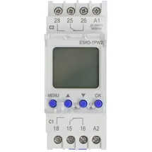 counttec S2K90 Zeitschaltuhr für Hutschiene ESRD-TPD2 Multifunktional, Wochenprogramm, Tagesprogramm, Ferienprogramm
