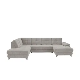 Möbel Kraft Wohnlandschaft Cosima II , grau , Maße (cm): B: 317