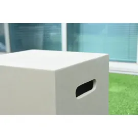 ELEMENTI Abdeckung für 5 kg Gasflasche 40 x 40 x 51 cm Beton Grau