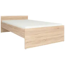 Livetastic Bett Nepo Plus 120 x 200 cm Eiche massiv natur