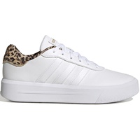 adidas Court Platform Sneaker, Damen white/gold 37 1/3