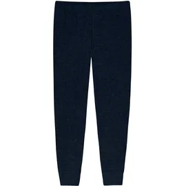 SCHIESSER Casual Essentials Pyjama Gestreift Nachtblau/Weiß S