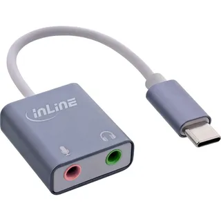 InLine USB Audio Soundadapter, USB-C Kabel