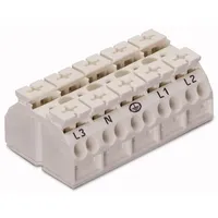 WAGO 862-8605 Geräteanschlussklemme Federklemme Weiß
