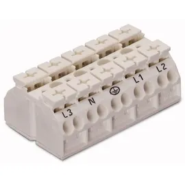 WAGO 862-8605 Geräteanschlussklemme Federklemme Weiß