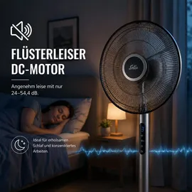 Solis Step & Chill 25 cm Standventilator Schwarz