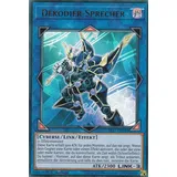 YS17-DE041 - Dekodier-Sprecher - Ultra Rare - DE - im Set mit Ultrapro Toploader - Yugioh