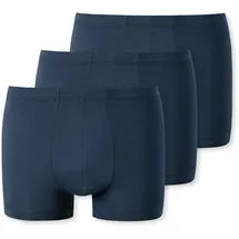 SCHIESSER Boxershorts unifarben Dunkelblau XL 3er Pack