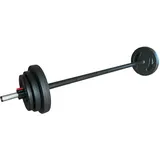 Sport-Thieme Langhantel Set Pump | Schneller Scheibenwechsel | 20 kg Gewichtsscheiben | Bodenschutz | Individuelles Training möglich