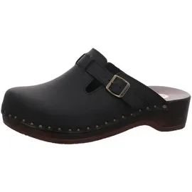 Berkemann Riemen-Toeffler Clogs Schwarz - Gr.: 40,5