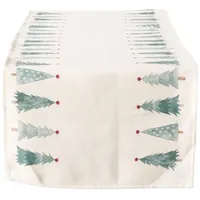 Boltze Tischläufer CAROL, in Weiß - (L)140 x (B)40