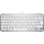 Logitech MX Keys Mini for Business Pale Gray, weiß/grau, LEDs weiß, Logi Bolt, USB/Bluetooth, US (920-010609)