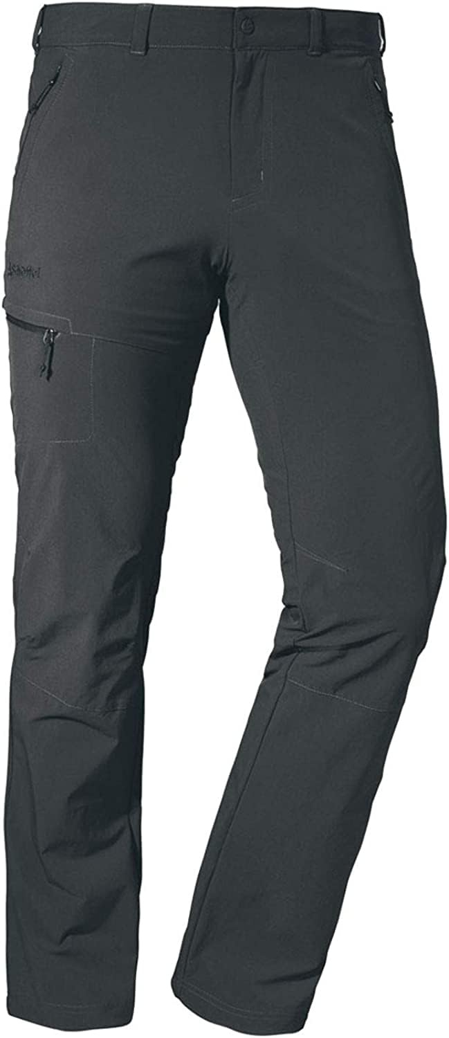 Schöffel Herren Pants Koper1, robuste Hose mit 4-Wege-Stretch, elastische und wasserabweisende Wanderhose für Männer, asphalt, 110