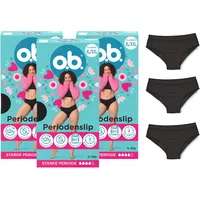 O.b. Periodenslip Größe XL/XXL wiederverwendbare Menstruationsunterwäsche 3 St.