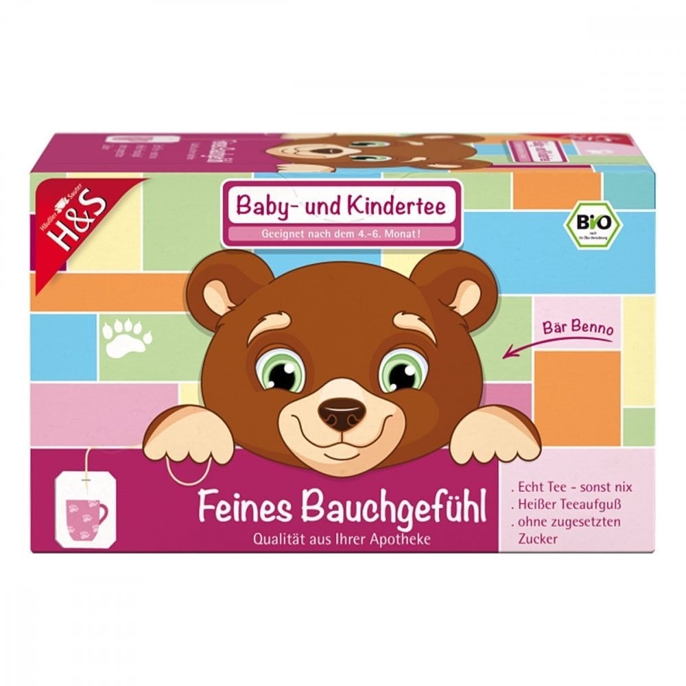 H&s Bio Baby- und Kindertee Feines Bauchgefühl Fbtl.