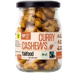 fairfood Cashewkerne Ofengeröstet Curry & Salz bio