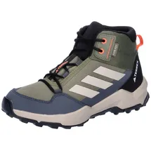 Adidas TERREX AX4R MID K IF6518 39 1/3 - Olive Strata/Wonder Beige/Orange, - 39 1/3