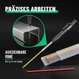 greate Tieflochmarker Bleistift schwarz