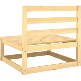 vidaXL Garten-Lounge-Set 2-tlg. grau